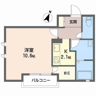 グランバリエ六甲【2階】の間取り