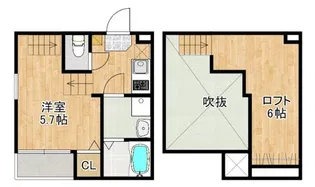 MODERN PALAZZO 大村litmus【1階】の間取り