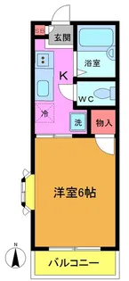 ハイツアルカディア【1階】の間取り