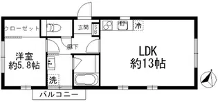 MILIEU南浅間【3階】の間取り