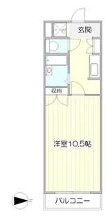 キャッスルヒルズ【3階】の間取り