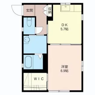 アムール【1階】の間取り