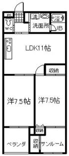サンヒルズ【3階】の間取り