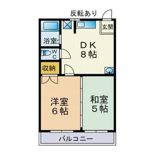 2DKの間取り画像