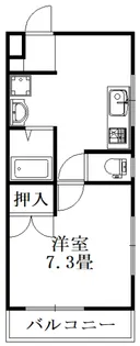 アベニューモリIII【4階】の間取り