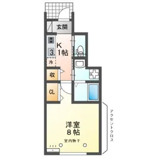 ロンターノ【1階】の間取り
