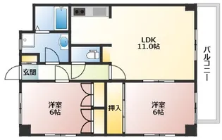 楽々園Nビル【4階】の間取り