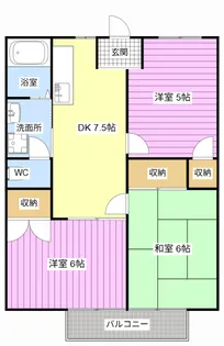 ベルツリーI【2階】の間取り