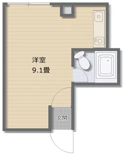ハイツサンドリーム【3階】の間取り