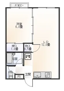 サンライフガーデンNB-A【2階】の間取り