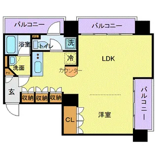フロリスオーランティウム3【5階】の間取り