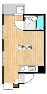 1Rの間取り画像