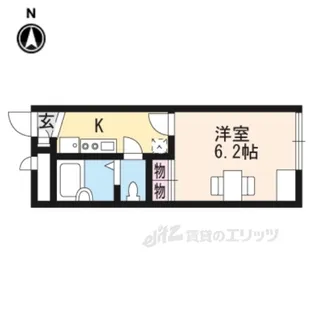レオパレスasahimachi【2階】の間取り