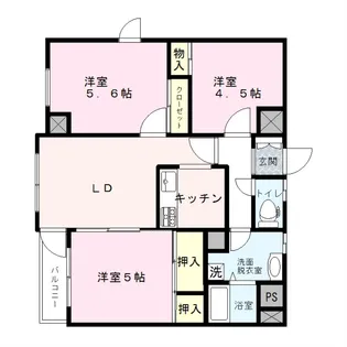 アルカディア岡崎【3階】の間取り