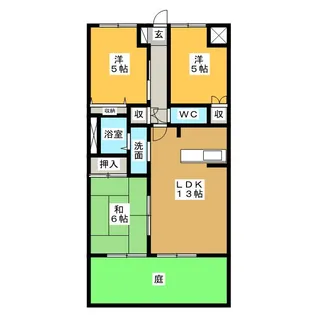 ガーデンハイム【2階】の間取り