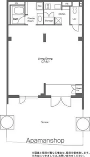東京都渋谷区神宮前3【マンション】の間取り