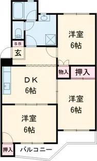 クリスタル12【2階】の間取り