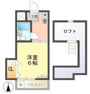 シックヴィラヨーコーII【2階】の間取り