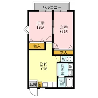 ハイツアネモス1号館【1階】の間取り