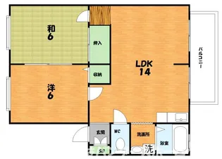 ロアール【2階】の間取り