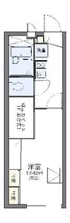レオパレスNEGIYA【1階】の間取り
