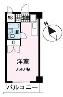 第2のぼりマンション【4階】の間取り