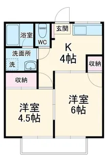 プライムコート【2階】の間取り