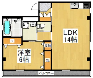 醍醐マンション【3階】の間取り