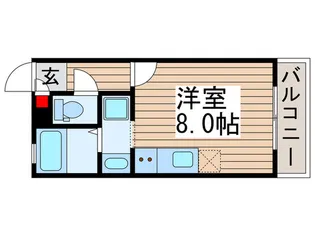 エコーハイツ【2階】の間取り