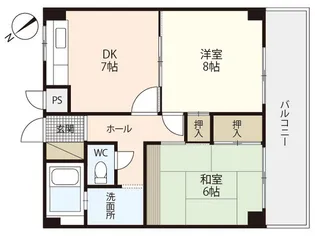 古江駅前ビル【6階】の間取り