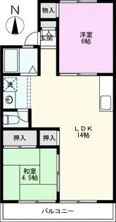 昭和ハイツ【1階】の間取り