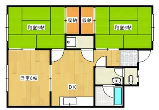 水城第5ビル【3階】の間取り