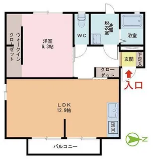プレヴナンス【2階】の間取り