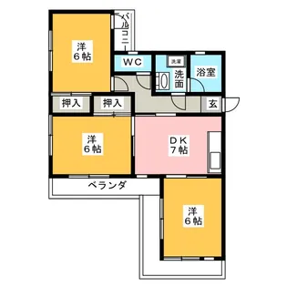 ドルフ本地【2階】の間取り