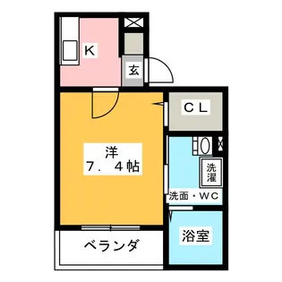 Monstera野並【1階】の間取り