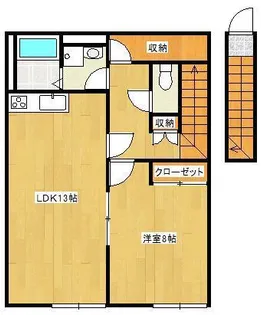 スペランツァ清見台【2階】の間取り