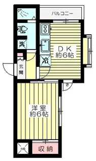 エスカイア荻窪第二【2階】の間取り