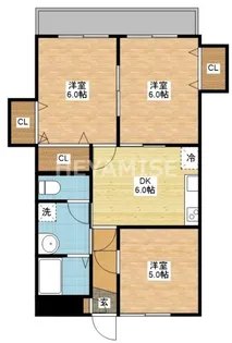 アズーリ【1階】の間取り