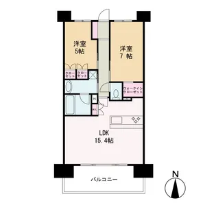 ザ・パークハウス大阪福島【3階】の間取り