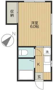 グランデュール大野【1階】の間取り