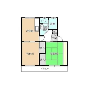 弘隣マンション【4階】の間取り