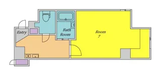 大阪府大阪市北区豊崎2【マンション】の間取り