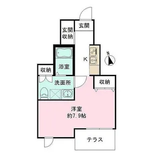 恵比寿樹乃家【1階】の間取り