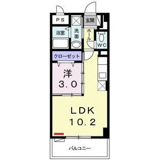 ビッグイースト ワン【3階】の間取り
