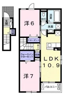 ジャルダン【2階】の間取り