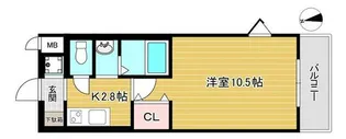 ヴェールメゾン【1階】の間取り