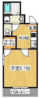 プログレッソ船橋II【1階】の間取り