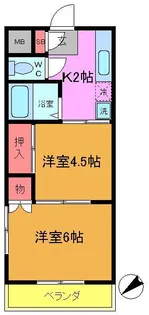 ロックグランデ【4階】の間取り