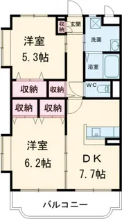 グレイスコート【2階】の間取り