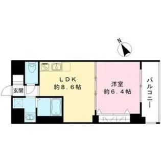 パークナードフィットなかもず【10階】の間取り